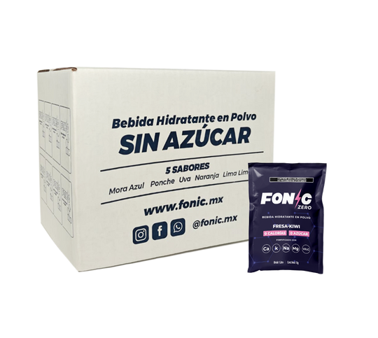 Bebida con Electrolitos Sin Azúcar Sabor Fresa Kiwi 200g