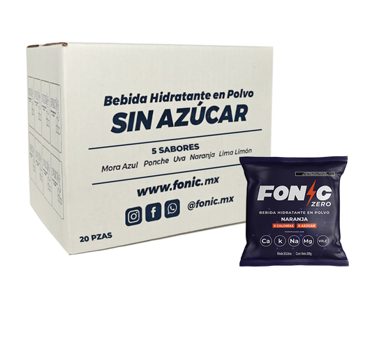 Bebida con Electrolitos Sin Azúcar Sabor Naranja 200g