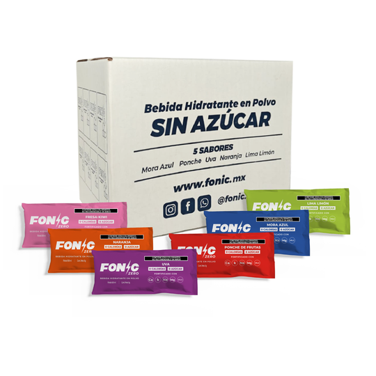 Bebida en polvo con Electrolitos 5gms para 500ml | Fonic