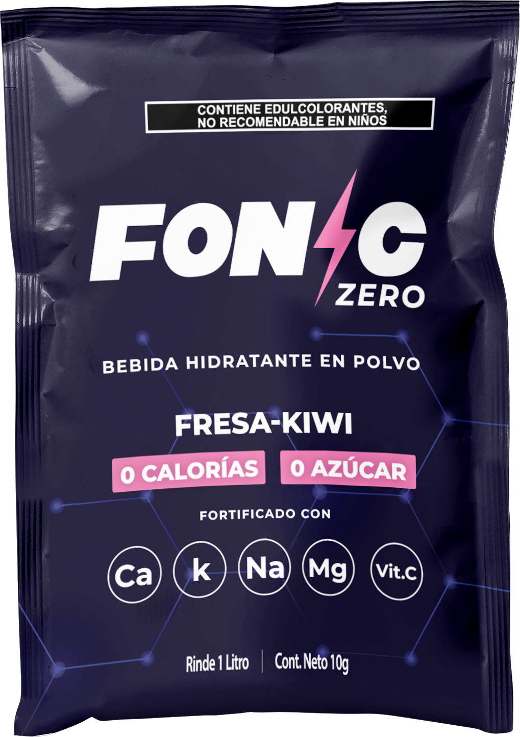Bebida en Polvo con Electrolitos Sabor Fresa 10g