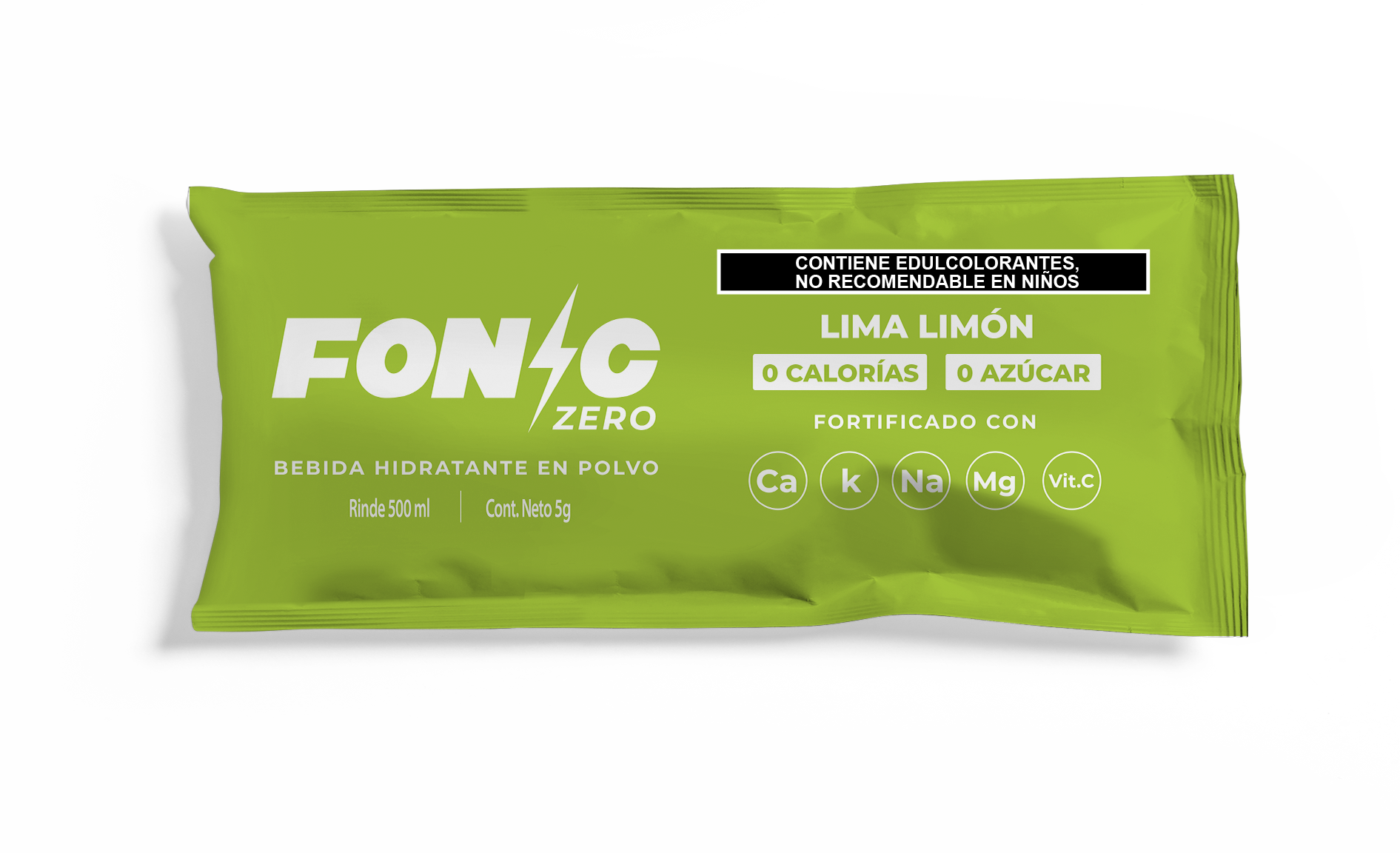 Bebida con Electrolitos Sabor Lima Limon 5g