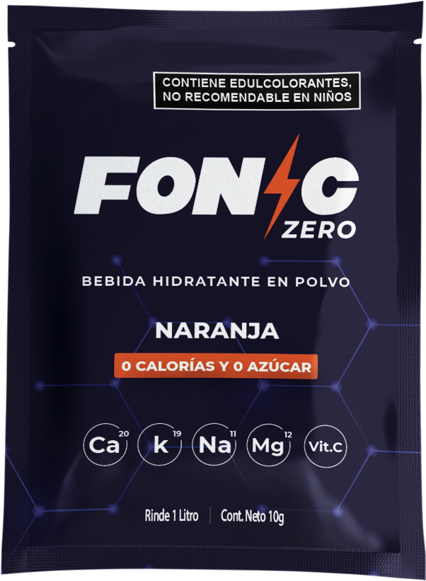 Bebida en Polvo con Electrolitos Sabor Naranja 10g