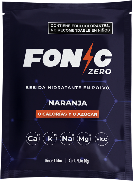 Bebida en Polvo con Electrolitos Sabor Naranja 10g