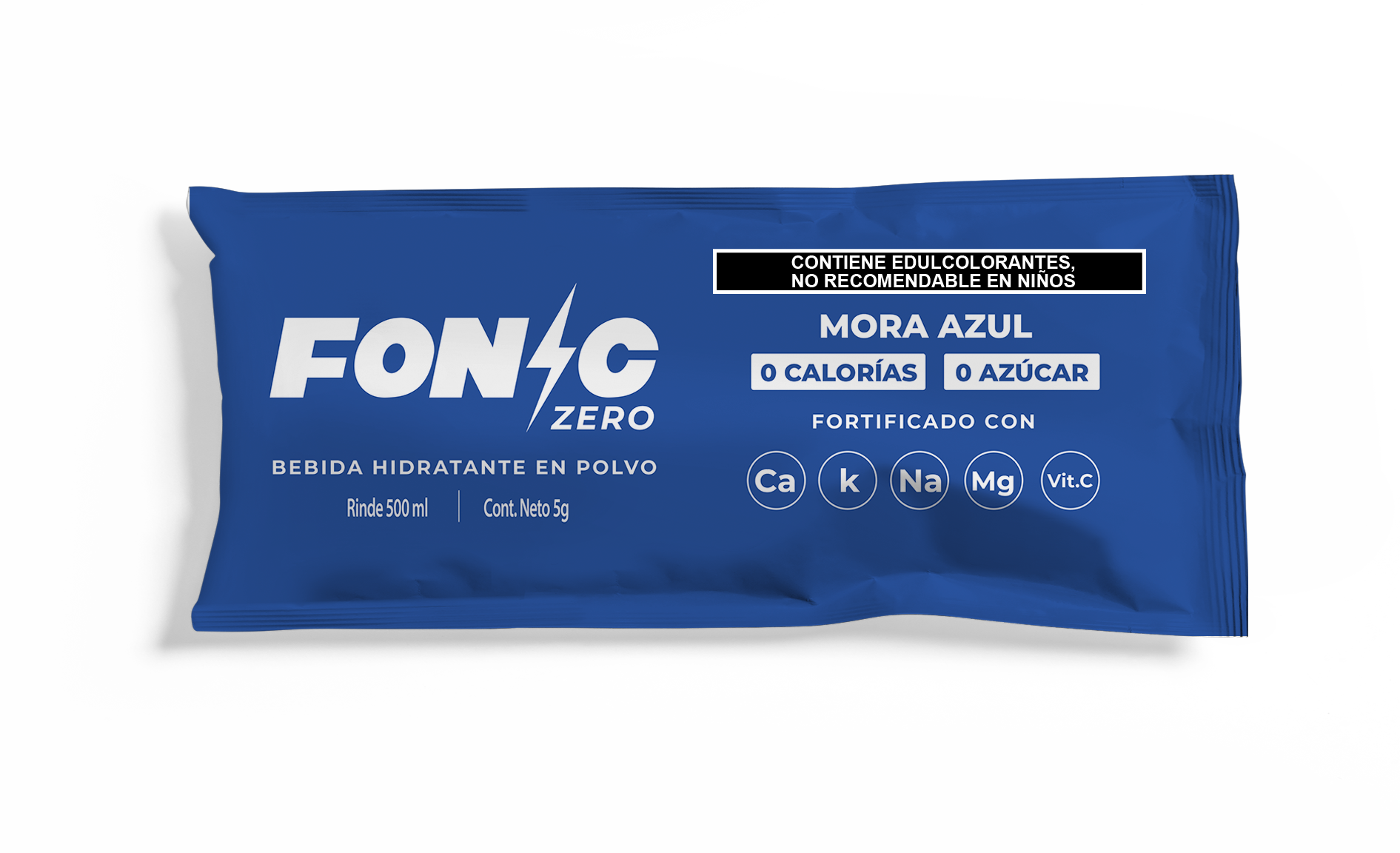Bebida en Polvo con Electrolitos Sabor Mora Azul 5g
